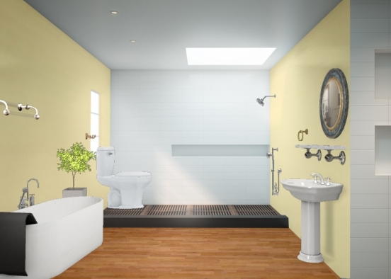 Bathroom/Washroom Design Rendering