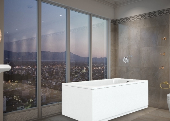 1er baño Design Rendering