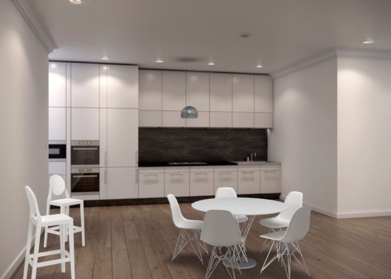 Kitchen & dining room Design Rendering
