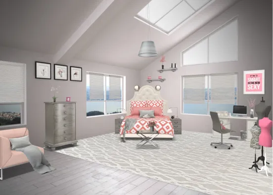 Alïsha Rolland Bedroom! Make sure you check her page out and follow her! Design Rendering