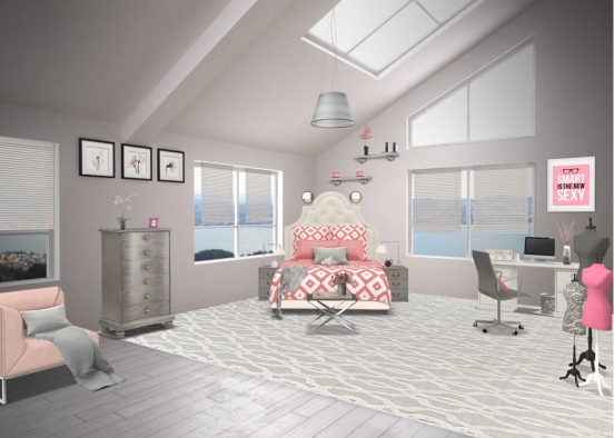 Alïsha Rolland Bedroom! Make sure you check her page out and follow her! Design Rendering