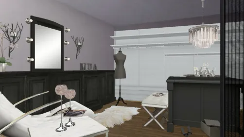 Master closet...