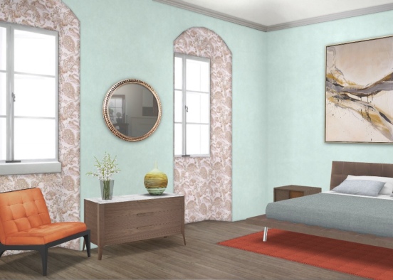 Bedroom in Rome Design Rendering