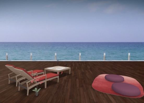 A night by the sea for two Design Rendering