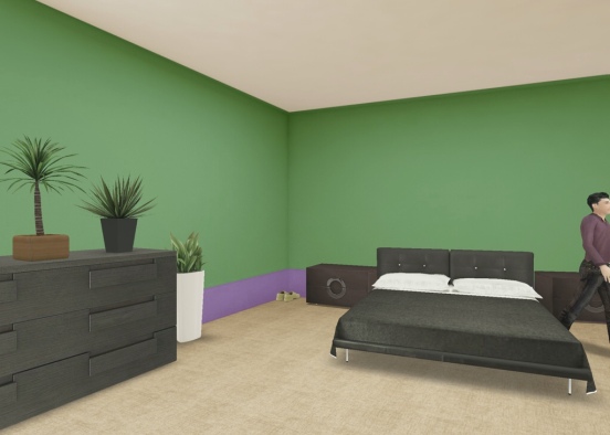 nate's bedroom Design Rendering