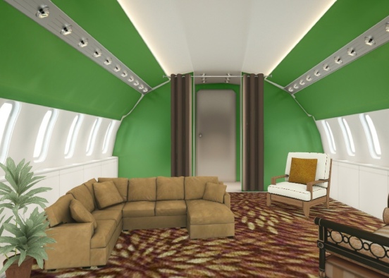 Airborn Lounge Design Rendering