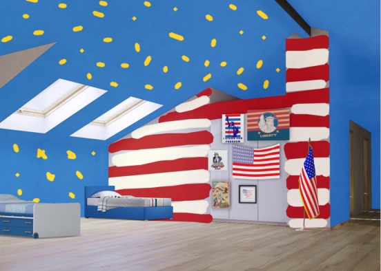 Stars and Stripes  Design Rendering
