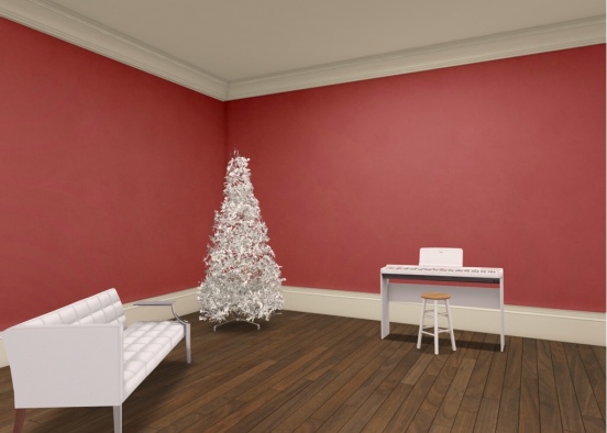Whie Christmas Design Rendering