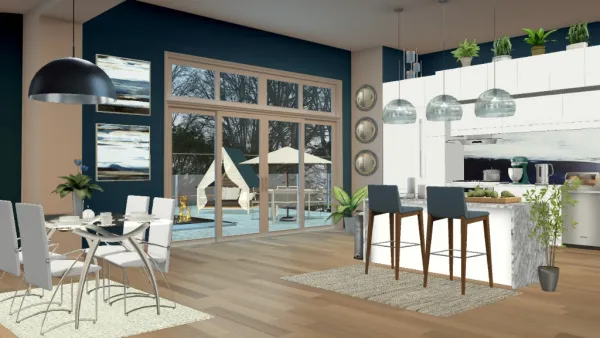 Professional interior design created with Homestyler 3D design software