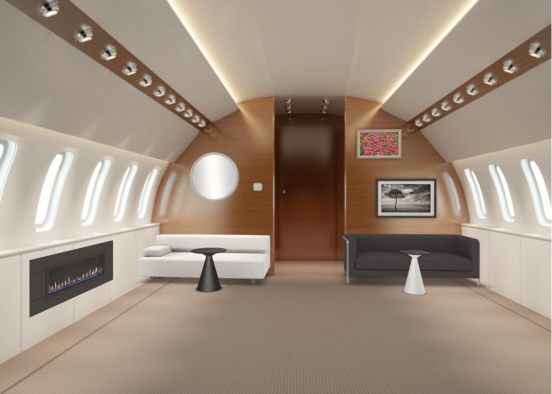 spencer Hastings airplane room Design Rendering