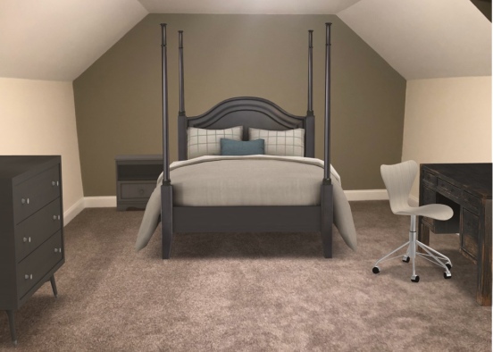 spare bedroom Design Rendering