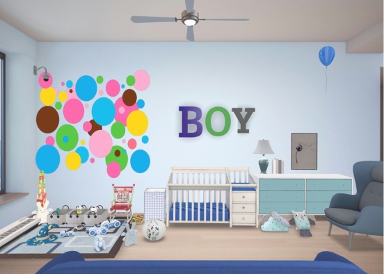 Its a baby boy Design Rendering