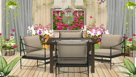 Garden patio