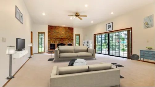 fredricko’s simple living room design 
