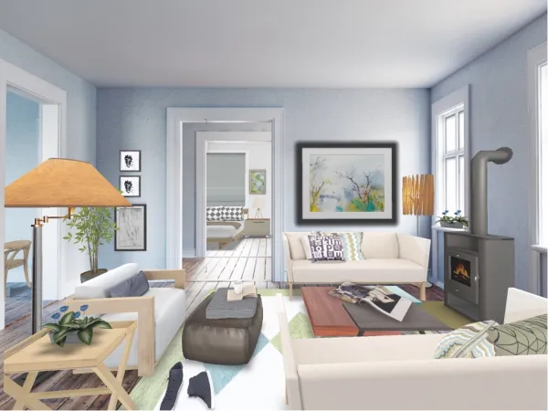 Professional interior design created with Homestyler 3D design software