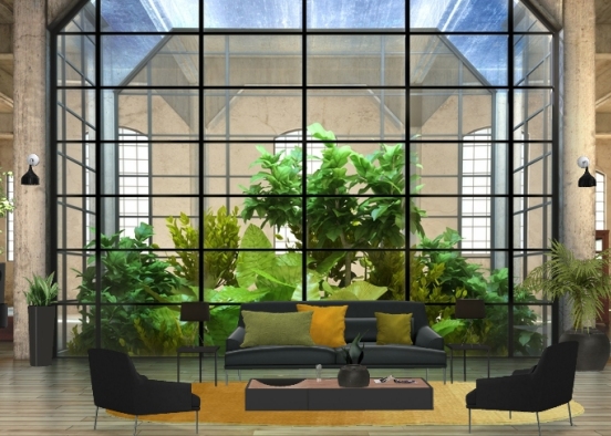Greenhouse Seating Design Rendering