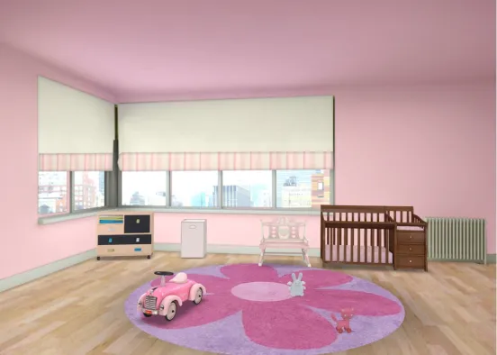 baby Sadie’s bedroom Design Rendering