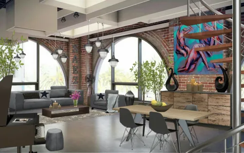Loft industrielle . 