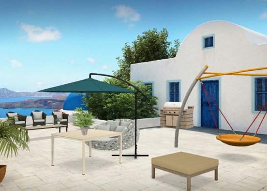 Outdoor Living For Adults And Children Design Rendering