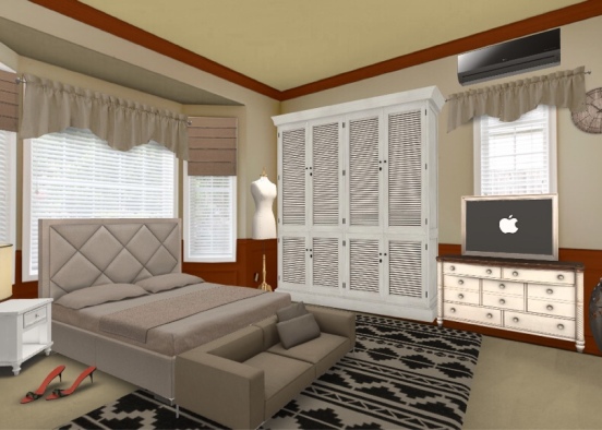 Archaree's bedroom  Design Rendering