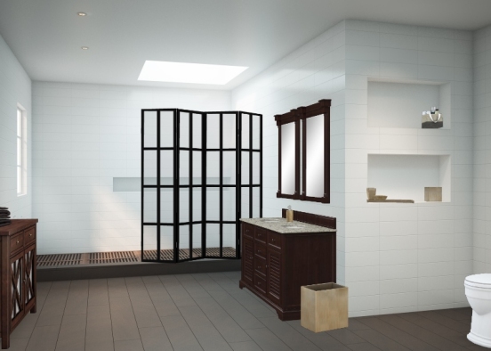 Badezimmer  Design Rendering