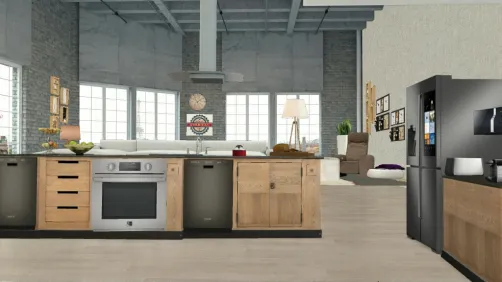 Cocina rustica ciudad