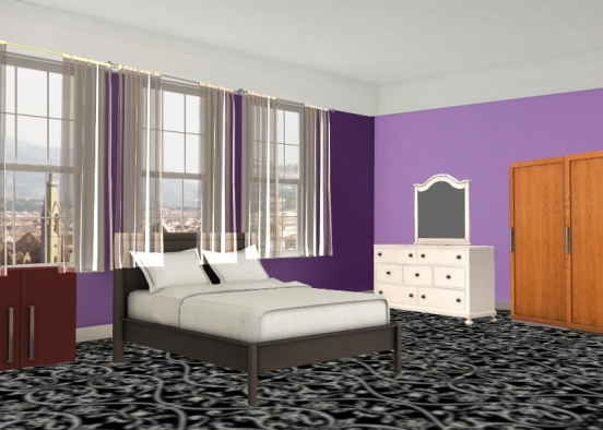 Sinha's bedroom  Design Rendering