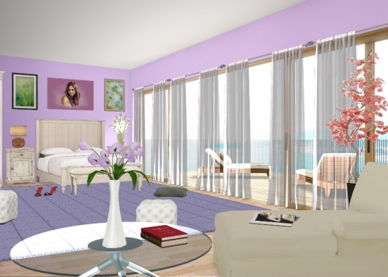 Lavender seaside Design Rendering