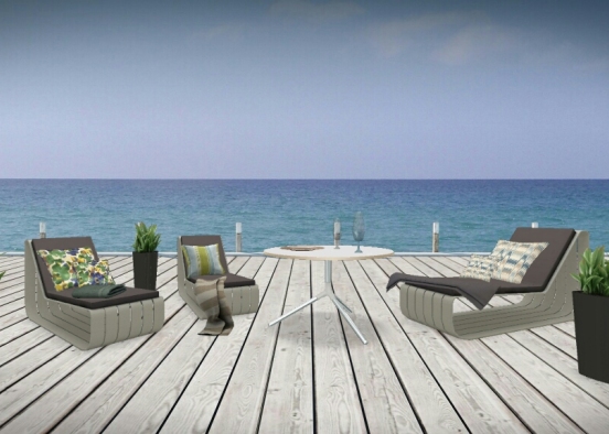 Day by the beach Design Rendering