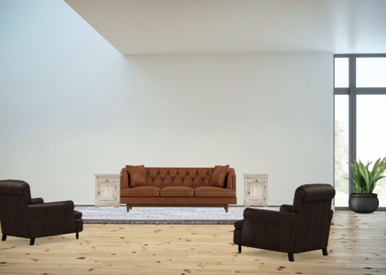 The leather room Design Rendering