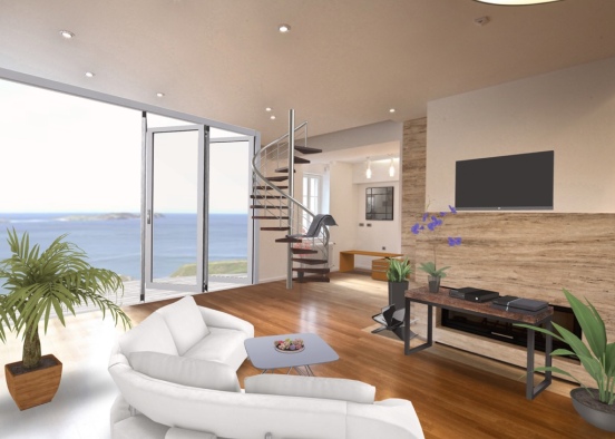 an apartament in the beach Design Rendering