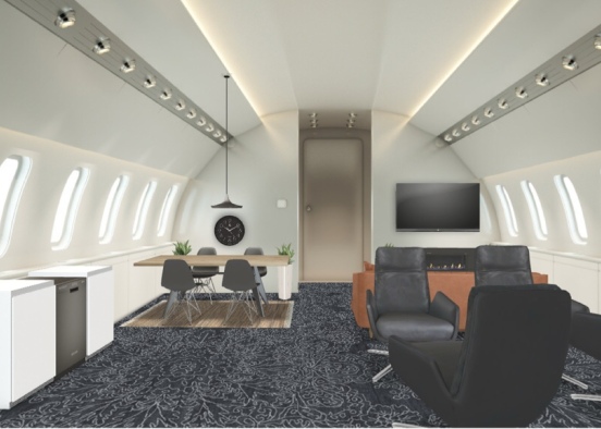 My dream pirvate jet Design Rendering