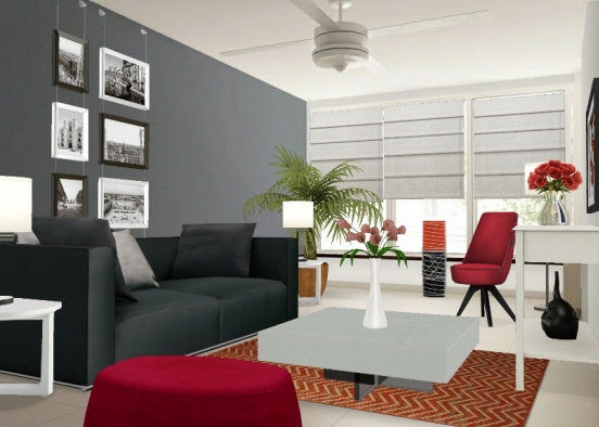 Sala de estar2 Design Rendering