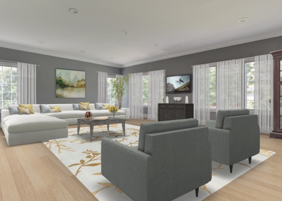 3 Morningside Dr Fern Felsenheld - living room rev 3 Design Rendering
