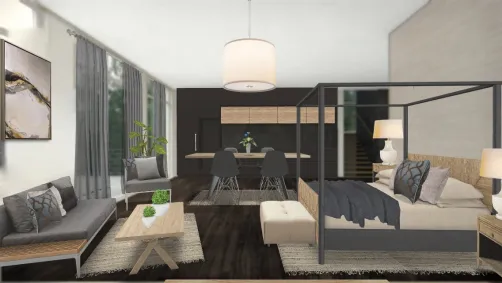 tiny studio apartment 