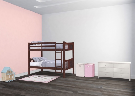 Toddlers Bedroom Design Rendering