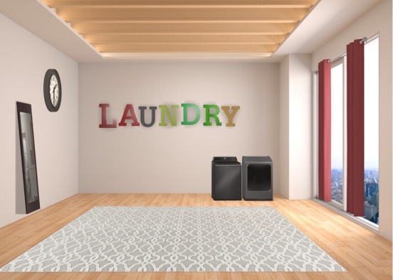Landry room Design Rendering