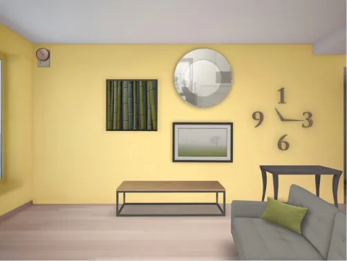 Living room wall
