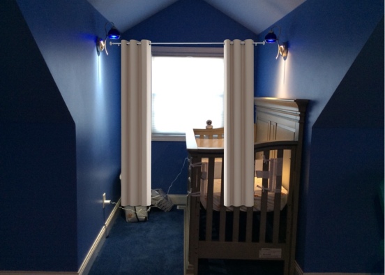 Bedroom crib alcove Design Rendering