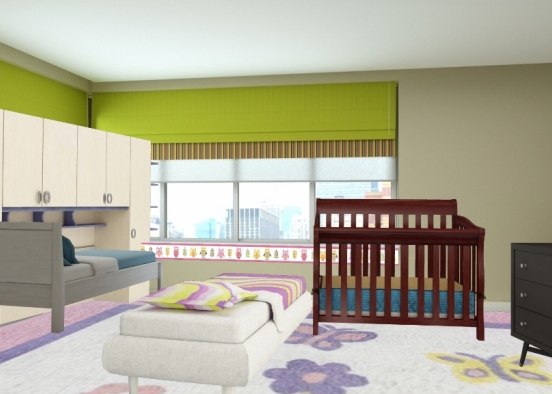 Habitación infantil Design Rendering