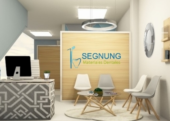 Recepción y Sala de Espera Segnung / Teopisca  Design Rendering