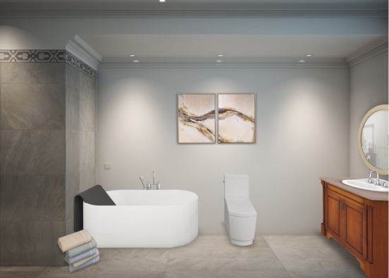 dream bathroom  Design Rendering