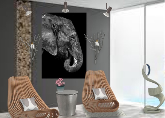 Caribbean Elephant Design Rendering