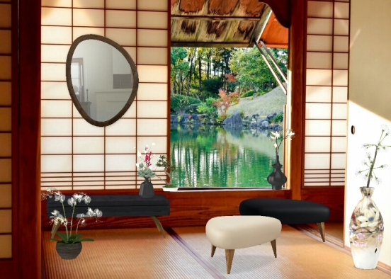 Zen Room Design Rendering