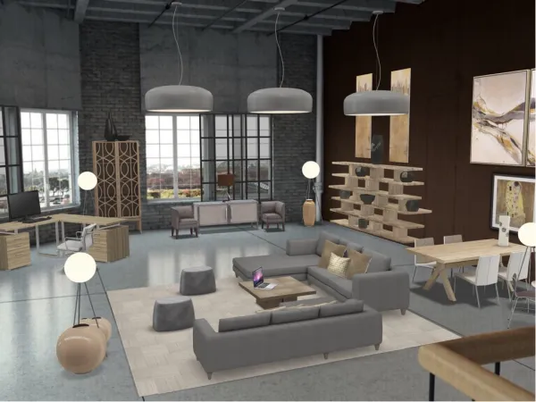 Professional interior design created with Homestyler 3D design software