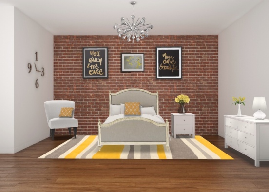 bedroom bruh Design Rendering