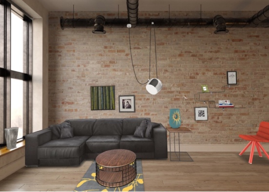 New Living Room Design Rendering