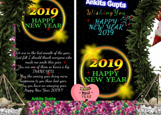 Wish you happy new year to# all of you and #homestyler staff🎆😊☺️ Design Rendering