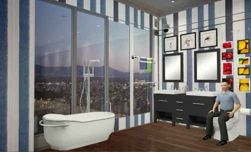 Robbie's bathroom luxury