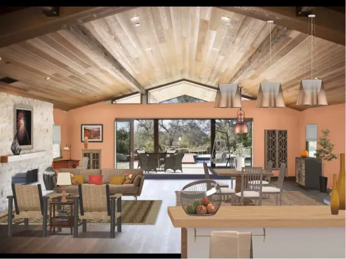 Vacation house greatroom